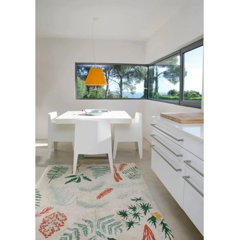 Botanic Plants Washable Rug