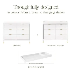 Brimsley Tambour 6-Drawer Dresser