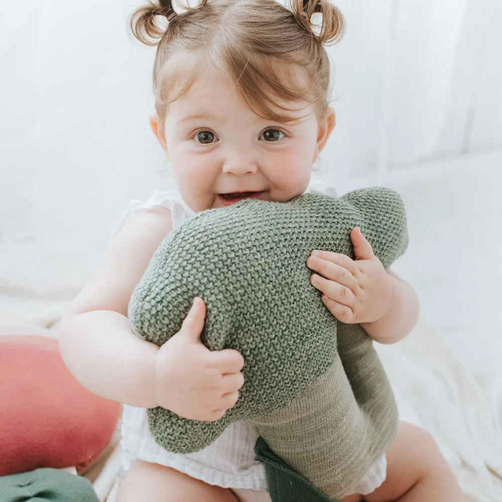 Brucy The Broccoli Knitted Cushion