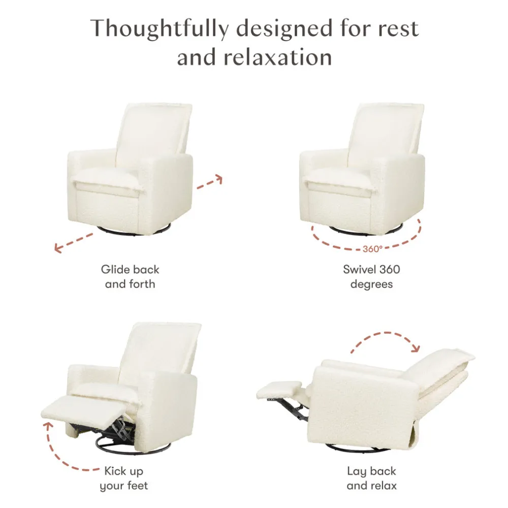 Cali Flange Recliner and Swivel Glider