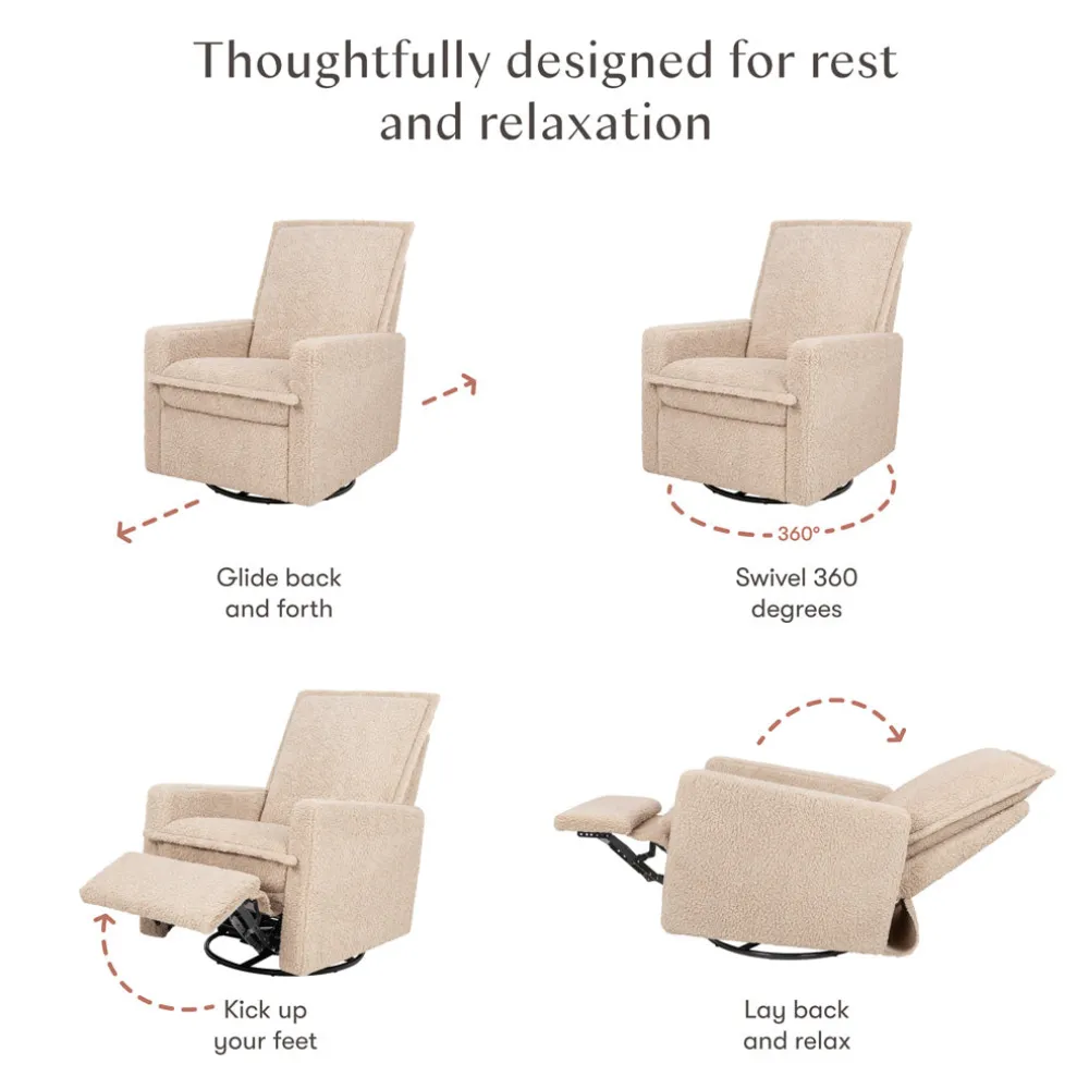 Cali Flange Recliner and Swivel Glider
