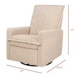 Cali Flange Recliner and Swivel Glider