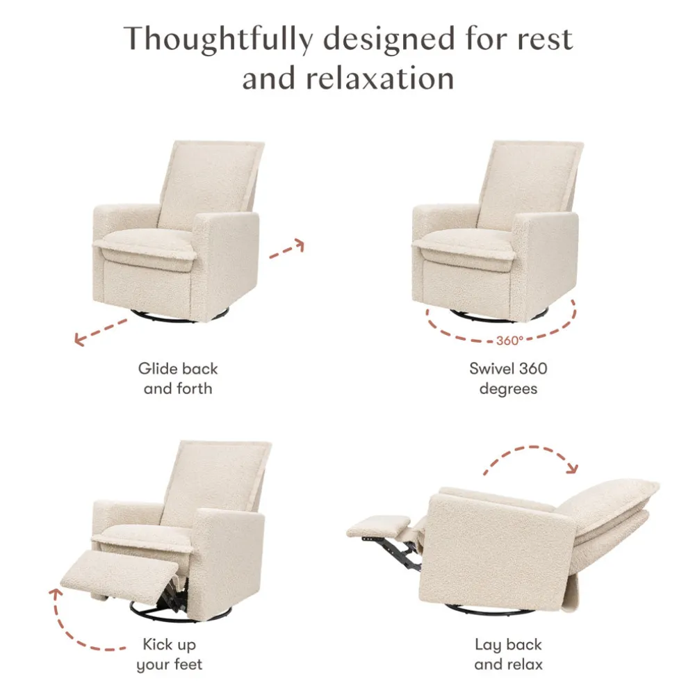 Cali Flange Recliner and Swivel Glider