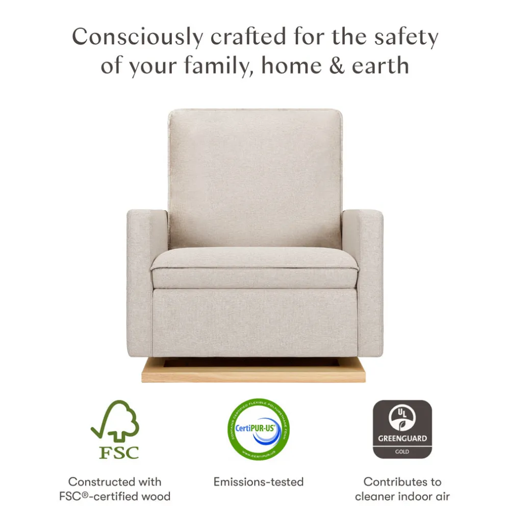 Cali Pillowback Chair-and-a-Half Glider