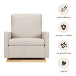 Cali Pillowback Chair-and-a-Half Glider