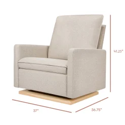 Cali Pillowback Chair-and-a-Half Glider
