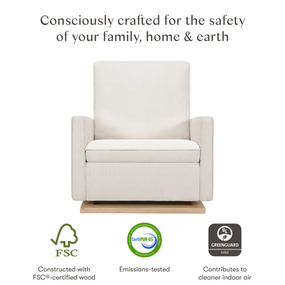 Cali Pillowback Chair-and-a-Half Glider