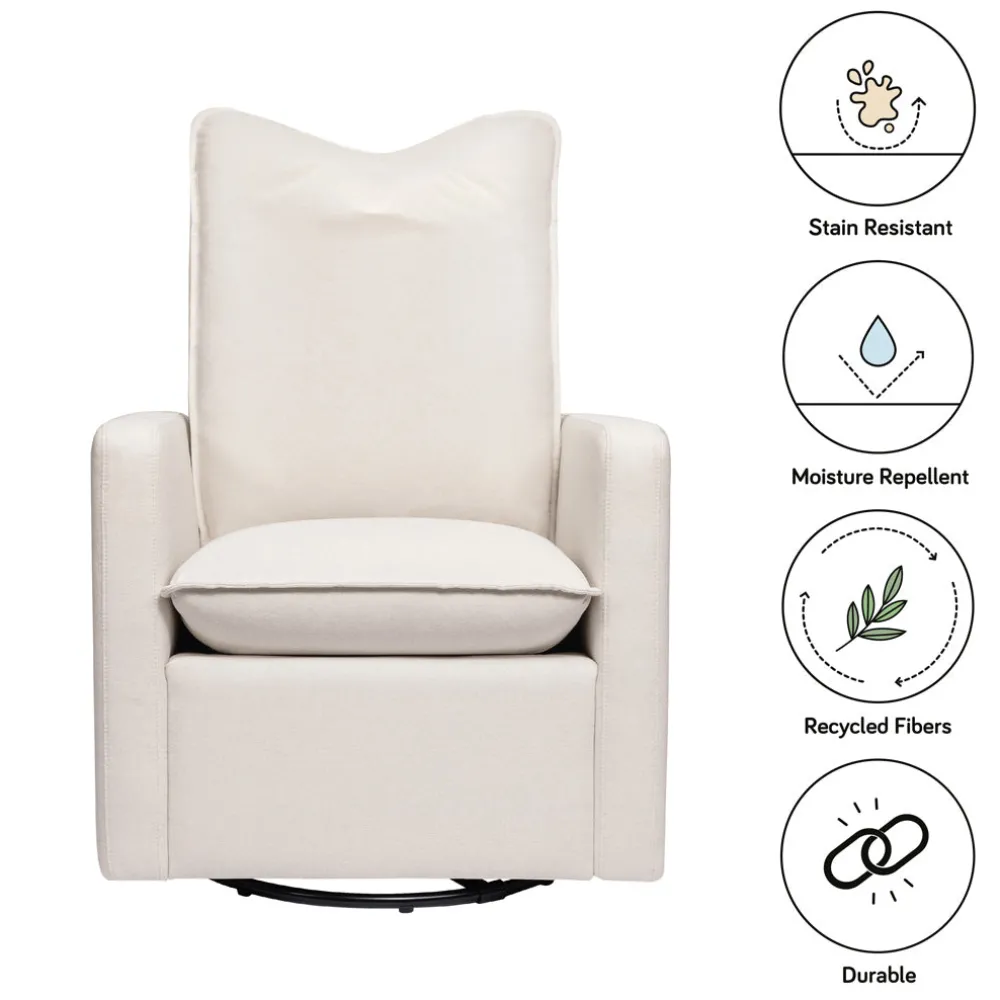 Cali Pillowback Swivel Glider