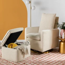 Cali Pillowback Swivel Glider