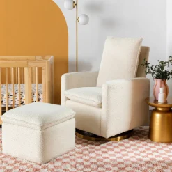 Cali Pillowback Swivel Glider