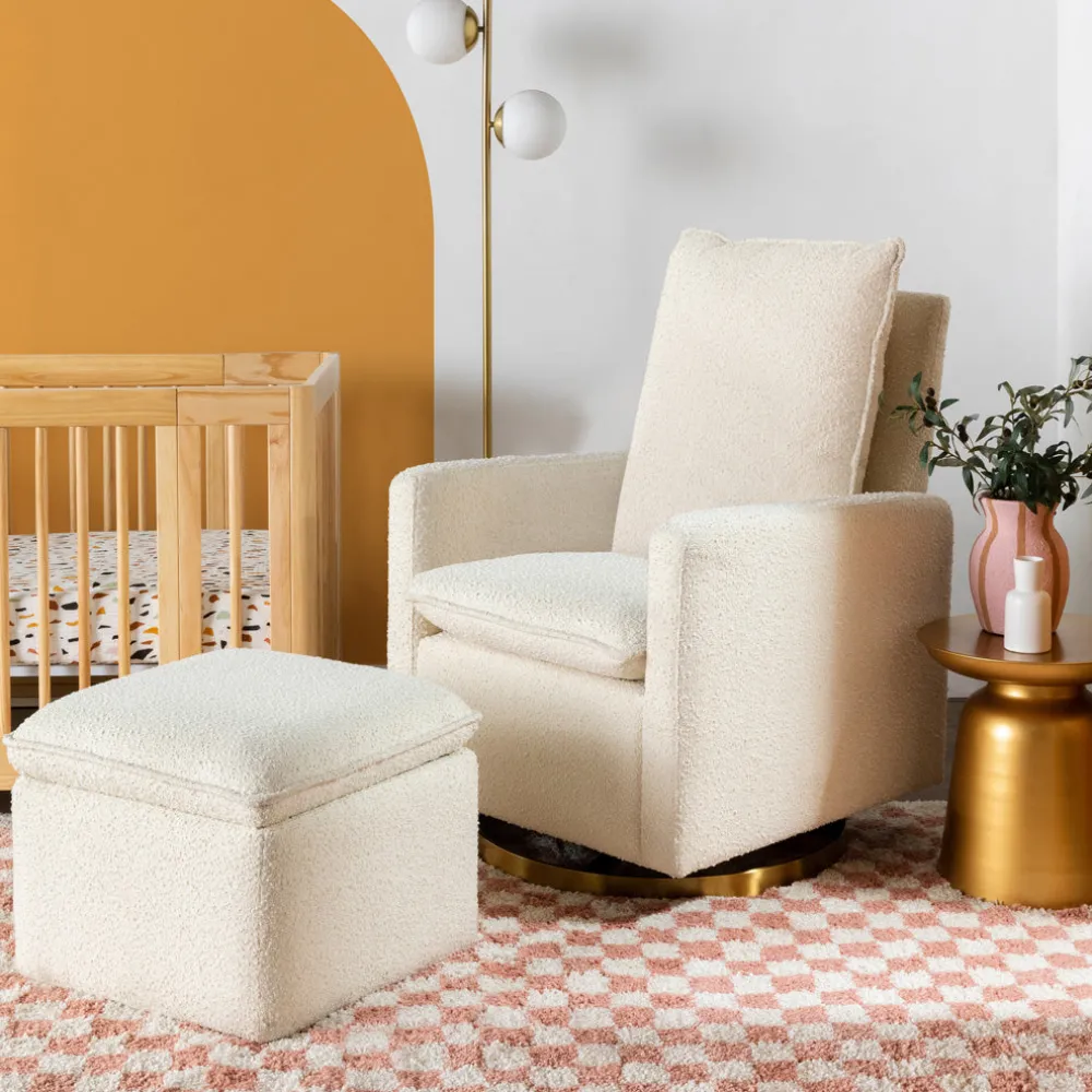 Cali Pillowback Swivel Glider