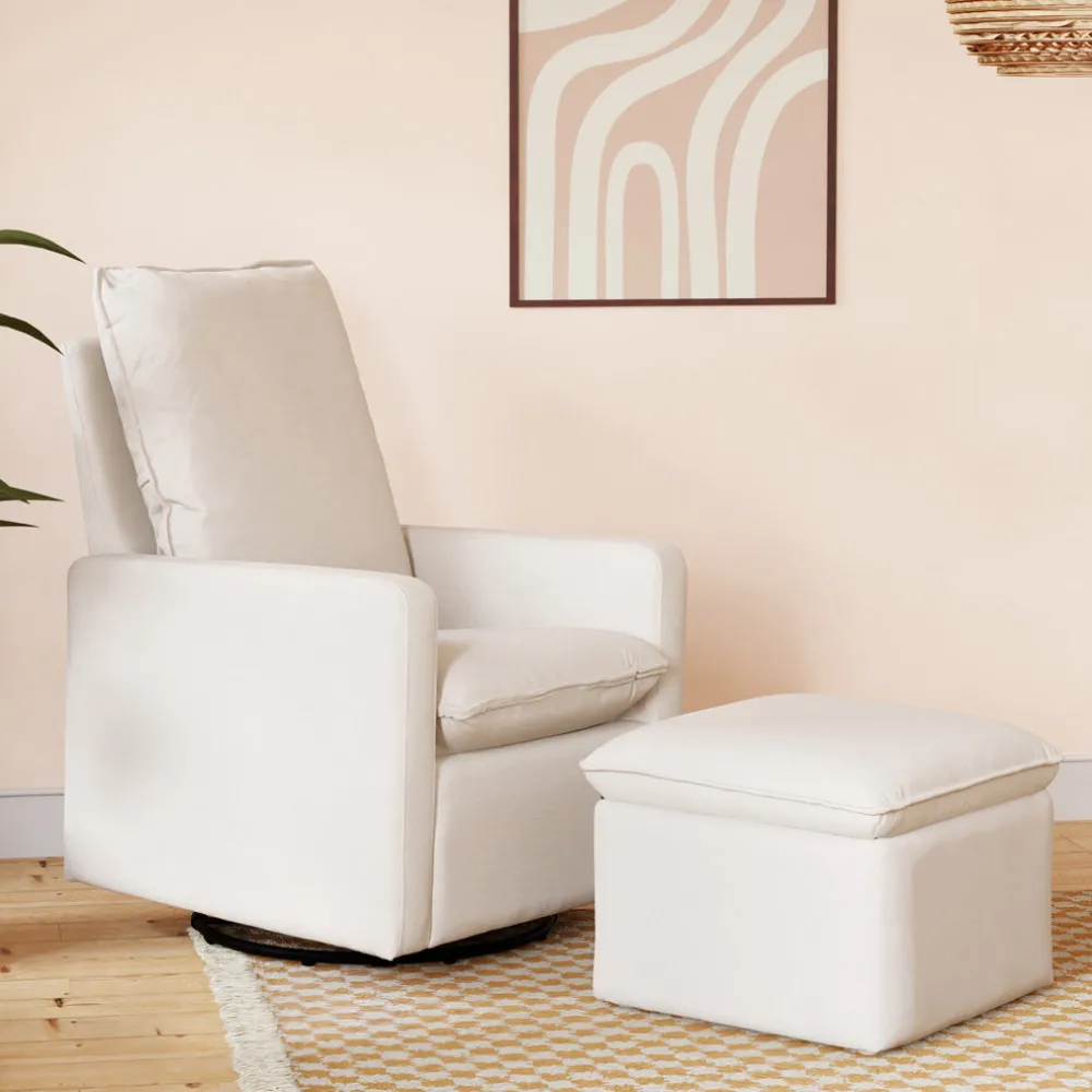 Cali Pillowback Swivel Glider