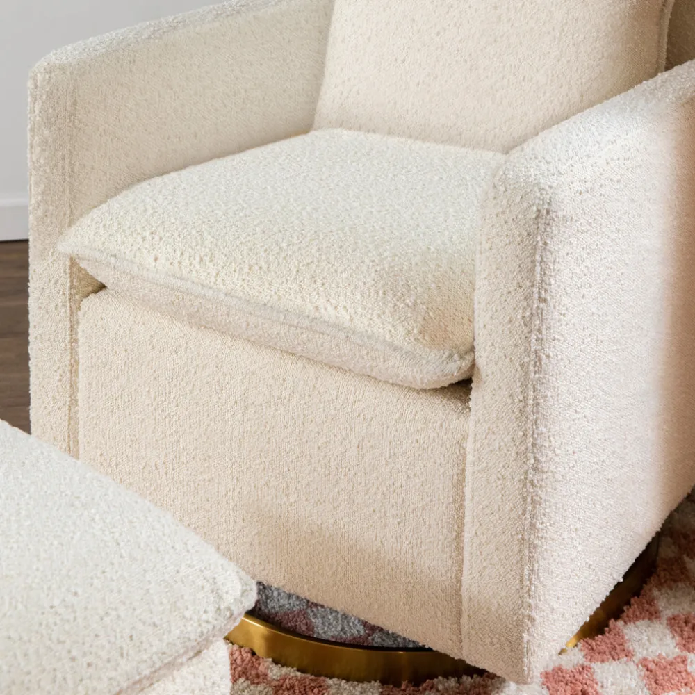 Cali Pillowback Swivel Glider