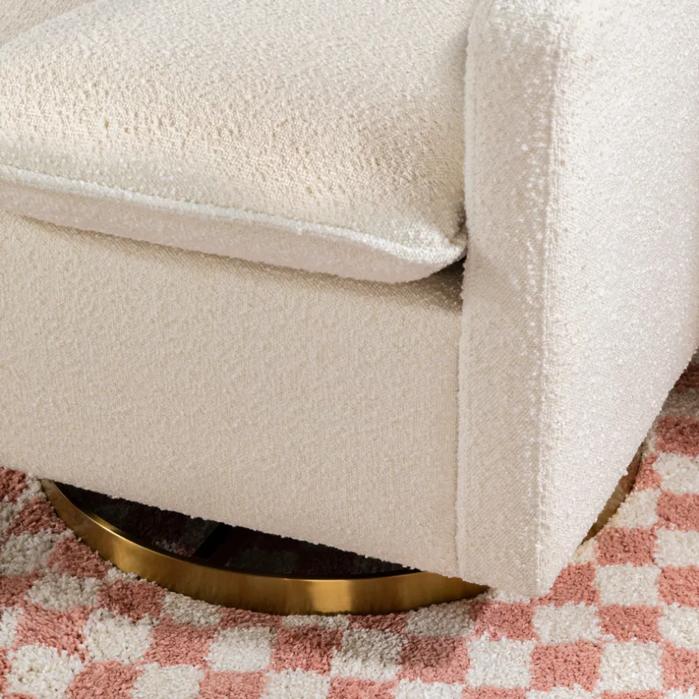 Cali Pillowback Swivel Glider