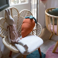 Cathy The Carrot Knitted Cushion