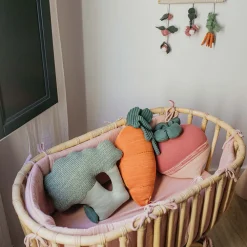Cathy The Carrot Knitted Cushion