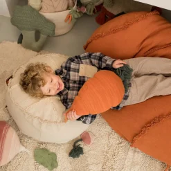 Cathy The Carrot Knitted Cushion