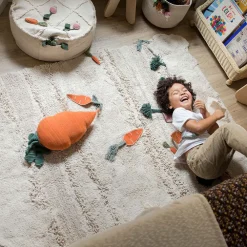 Cathy The Carrot Knitted Cushion