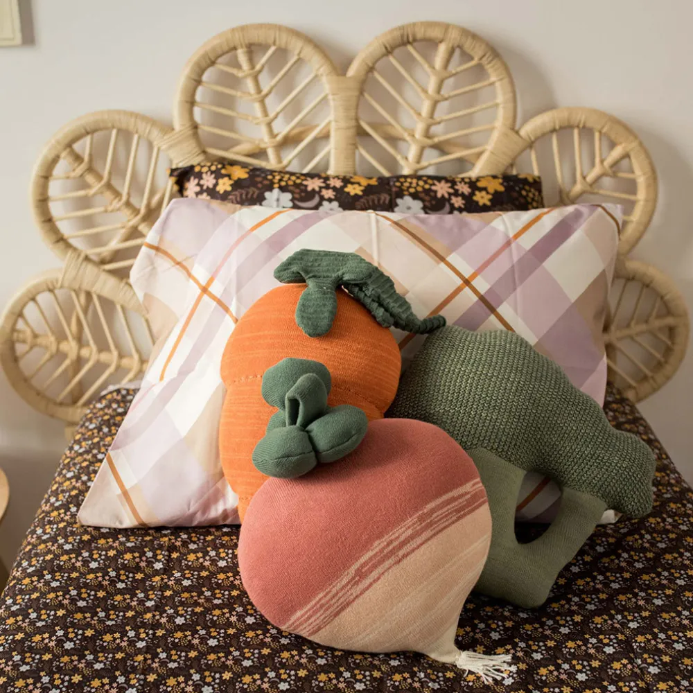 Cathy The Carrot Knitted Cushion