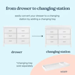 Charlie 6-Drawer Double Dresser