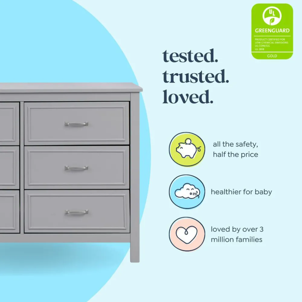Charlie 6-Drawer Double Dresser