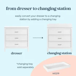 Charlie 3-Drawer Dresser
