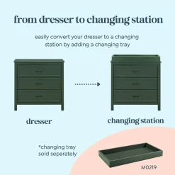 Charlie 3-Drawer Dresser