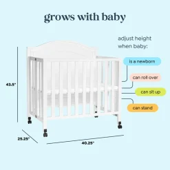 Charlie Folding Portable 3-in-1 Mini Crib