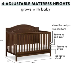 Charlie 4-In-1 Convertible Crib