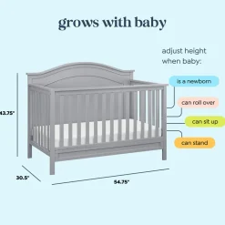 Charlie 4-In-1 Convertible Crib