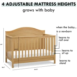 Charlie 4-In-1 Convertible Crib