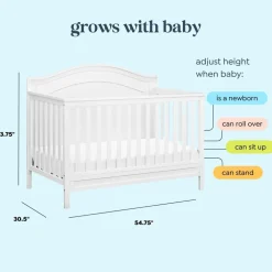 Charlie 4-In-1 Convertible Crib