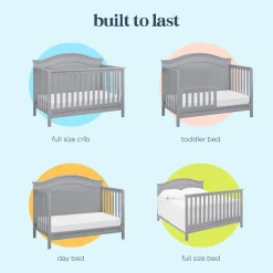 Charlie 4-In-1 Convertible Crib