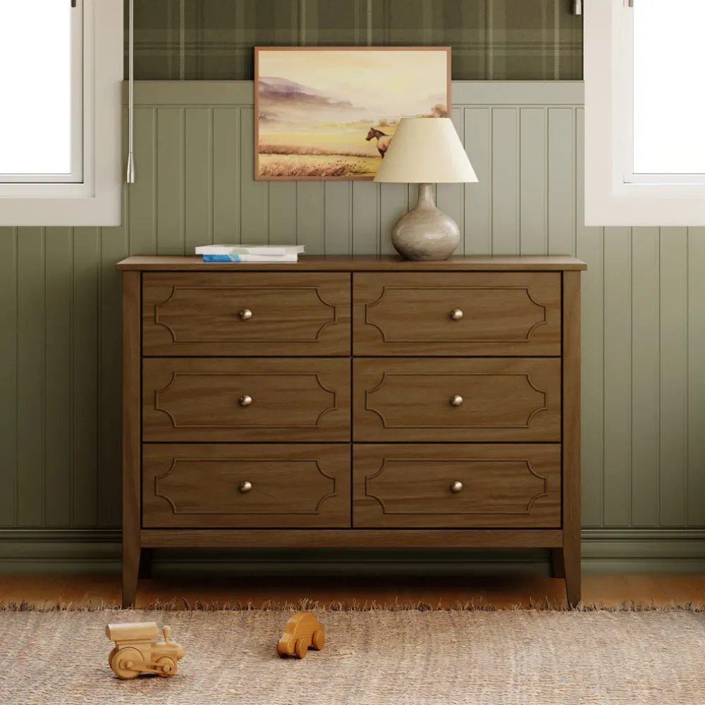 Chloe Regency 6-Drawer Dresser