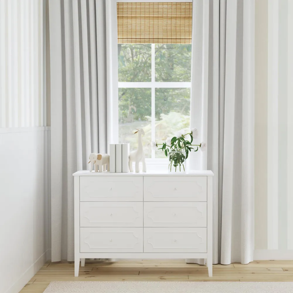Chloe Regency 6-Drawer Dresser