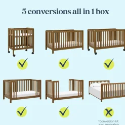 Colby GROW 6-in-1 Convertible Bassinet to Crib