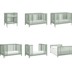 Colby GROW 6-in-1 Convertible Bassinet to Crib