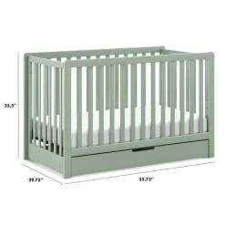 Colby 4-in-1 Convertible Crib with Trundle Drawer