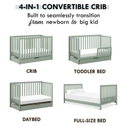 Colby 4-in-1 Convertible Crib with Trundle Drawer