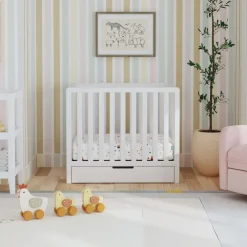 Colby 4-in-1 Convertible Mini Crib with Trundle