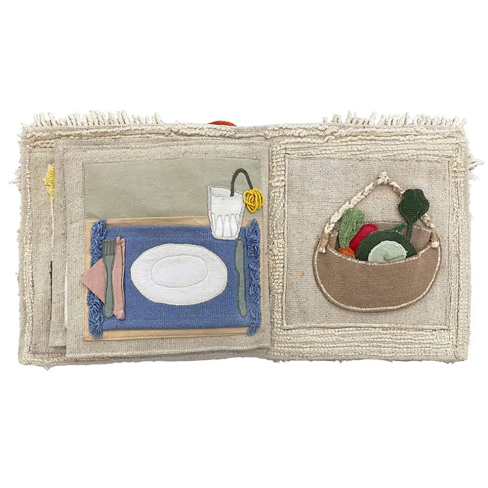 Cool Kids Eat Healthy Textile Book