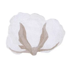 Cotton Flower Washable Rug