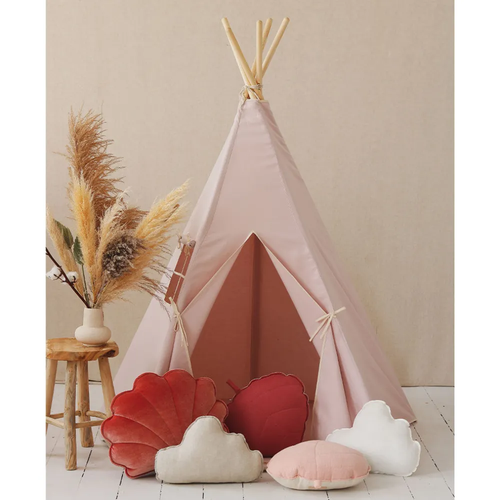 Cotton Teepee Tent & Mat Set