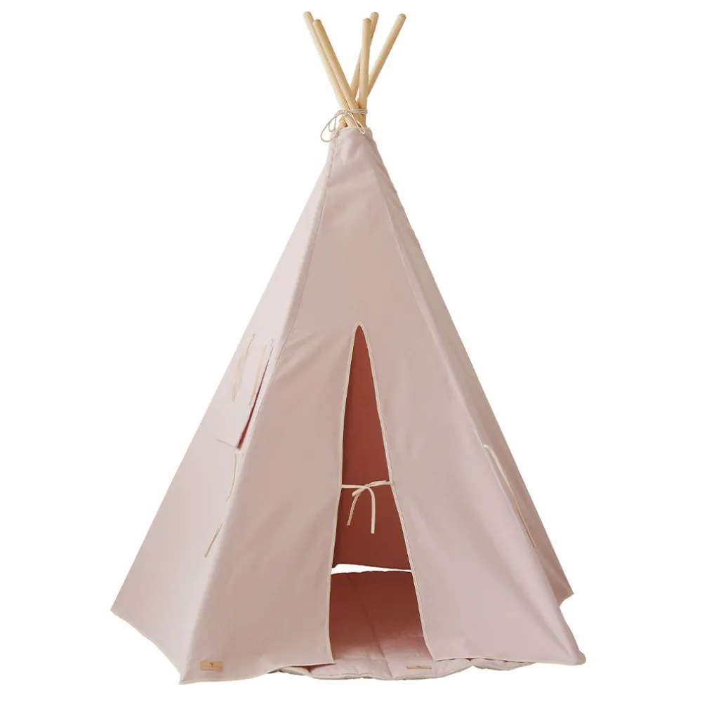 Cotton Teepee Tent & Mat Set