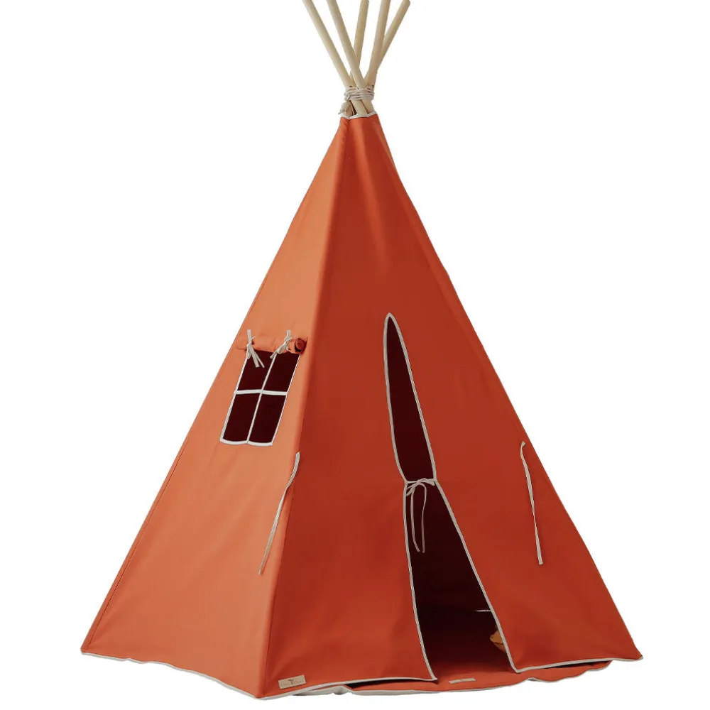 Cotton Teepee Tent & Mat Set