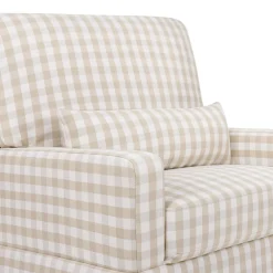 Crawford Pillowback Chair-And-A-Half Comfort Swivel Glider