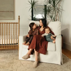 Crawford Pillowback Chair-And-A-Half Comfort Swivel Glider