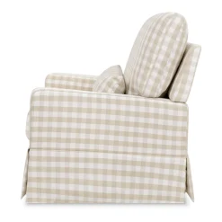 Crawford Pillowback Chair-And-A-Half Comfort Swivel Glider