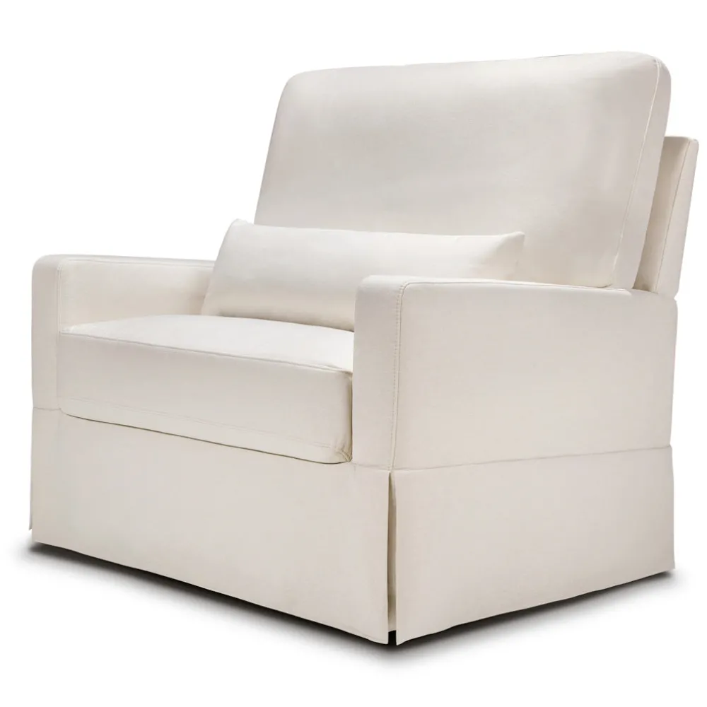 Crawford Pillowback Chair-And-A-Half Comfort Swivel Glider