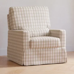 Crawford Pillowback Comfort Swivel Glider